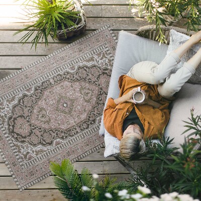 Buiten tapijt Vintage sierlijk patroon in Perzische stijl