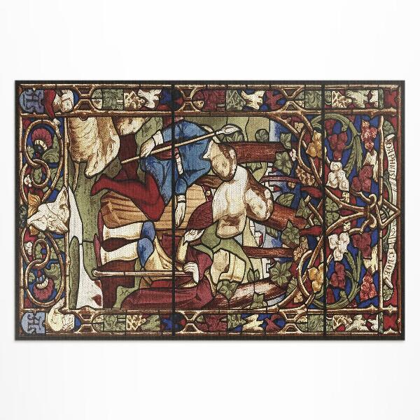 Buiten tapijt Sir Digby Wyatt Gotische glas-in-loodimitatie