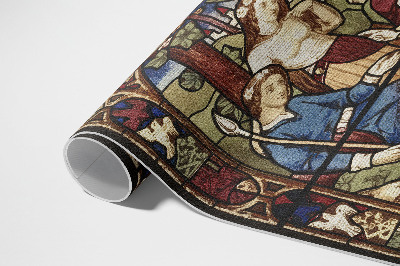 Buiten tapijt Sir Digby Wyatt Gotische glas-in-loodimitatie