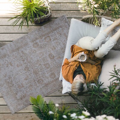 Buitenkleed Decoratief patroon versleten vintage ornament