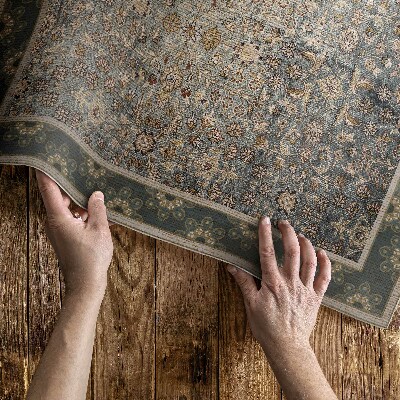 Tuinkleed Vintage bloemenpatroon versleten textuur