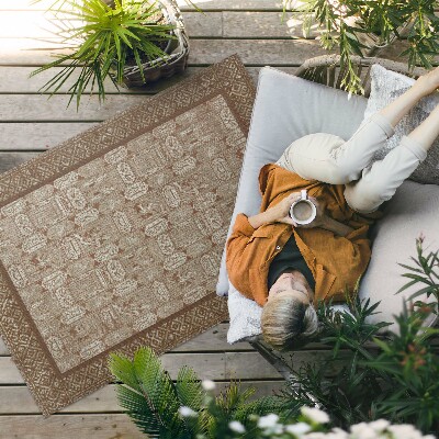 Tuinkleed Ornamentaal mozaïek vintage patroon