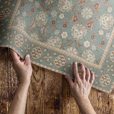 Tuinkleed Vintage bloemenpatroon plantenornament