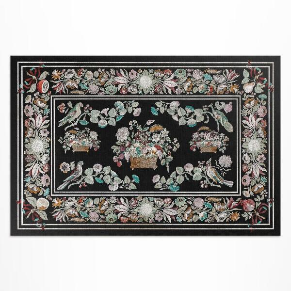 Tuinkleed Vintage stilleven plantenmotieven