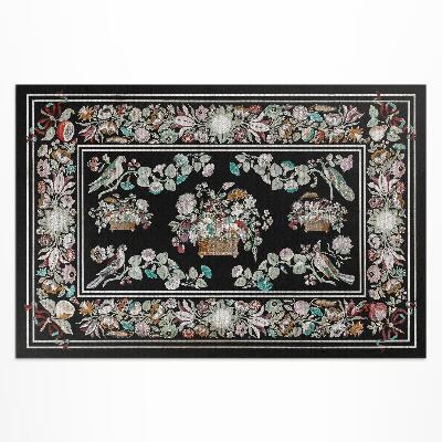 Tuinkleed Vintage stilleven plantenmotieven