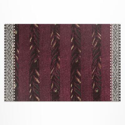 Buiten tapijt Furuya Korin-bladstrepen