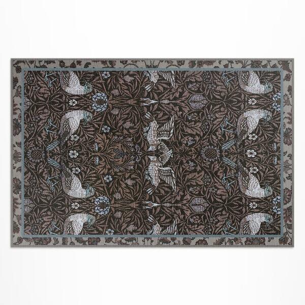 Buiten tapijt Vogel- en plantenmotieven Gotisch ornament