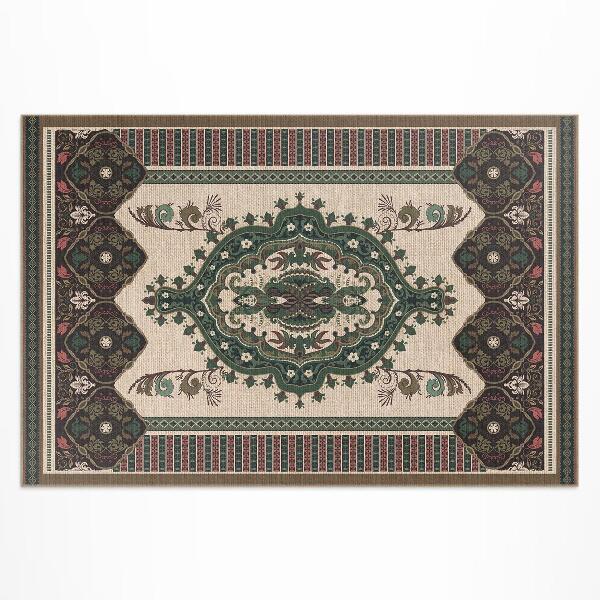 Buitenkleed Kleurrijk geometrisch groen