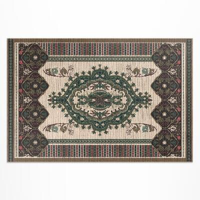 Buitenkleed Kleurrijk geometrisch groen