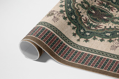 Buitenkleed Kleurrijk geometrisch groen