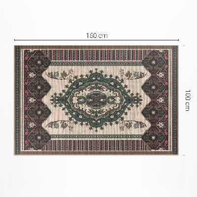 Buitenkleed Kleurrijk geometrisch groen