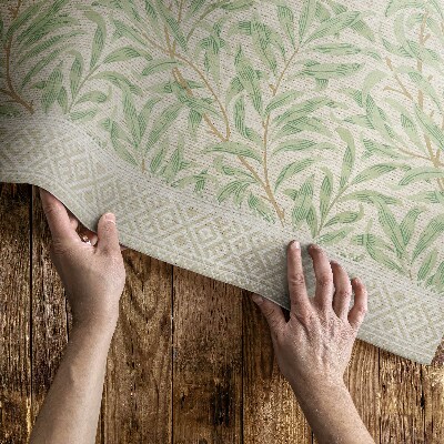Buiten tapijt Vintage William Morris bladillustratie