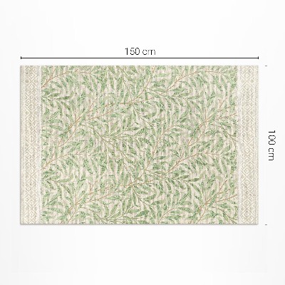 Buiten tapijt Vintage William Morris bladillustratie