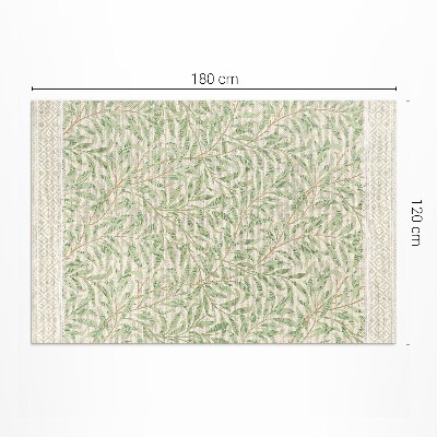 Buiten tapijt Vintage William Morris bladillustratie