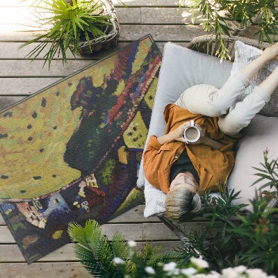 Buiten tapijt Huizen in Murnau – Wassily Kandinsky