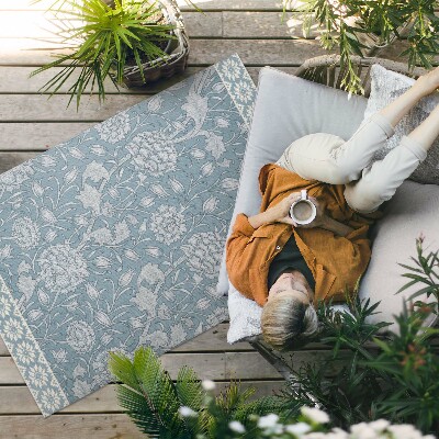 Buiten tapijt William Morris Tulp