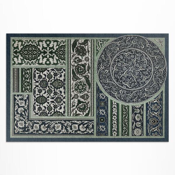 Buiten tapijt Het ornamentale ontwerp van Albert Racinet