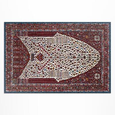 Buiten tapijt Ornamentaal ontwerppatroon met details