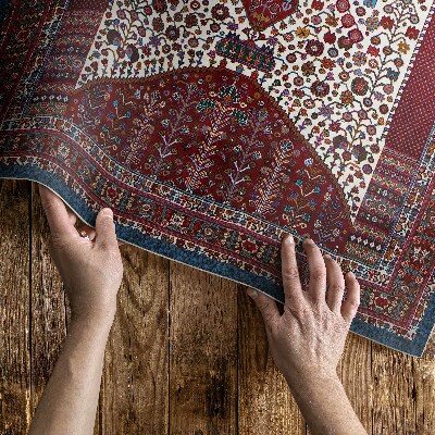 Buiten tapijt Ornamentaal ontwerppatroon met details