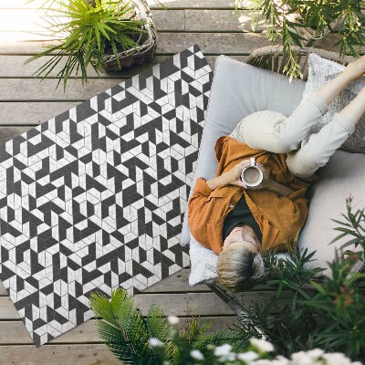 Buitenkleed Modieus stenen mozaïek met marmer