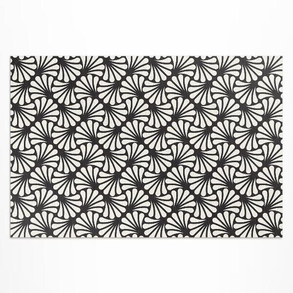 Buiten tapijt Geometrie ginkgo bladeren art deco glamour