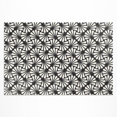 Buiten tapijt Geometrie ginkgo bladeren art deco glamour