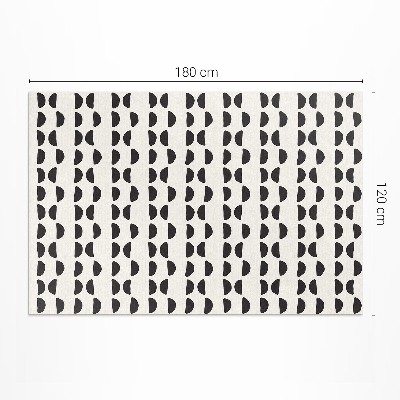 Tuinkleed Onregelmatig halve manen boho-patroon