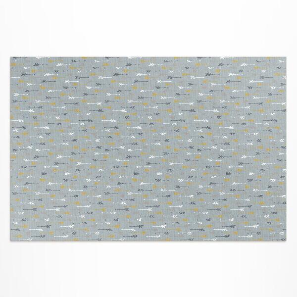 Buiten tapijt Boho Indiaas pijlen delicaat patroon