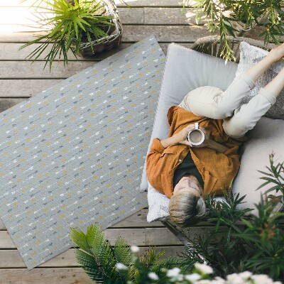 Buiten tapijt Boho Indiaas pijlen delicaat patroon