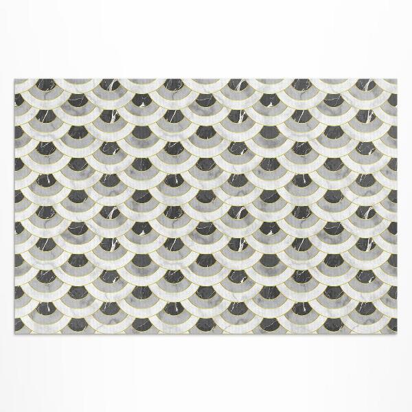 Buitenkleed Steen schubben marmer regelmatig patroon