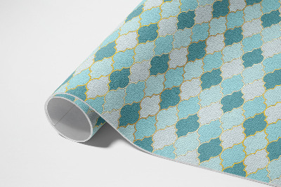 Tuinkleed Blauwe mozaïek decoratieve tegels