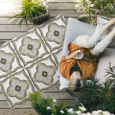 Buiten tapijt Decoratieve tegels met patroontegels