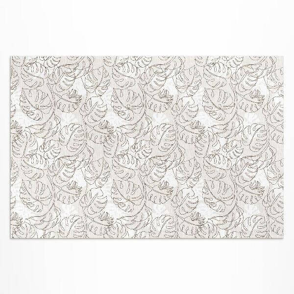 Tuinkleed Minimalistische boho monsterabladeren