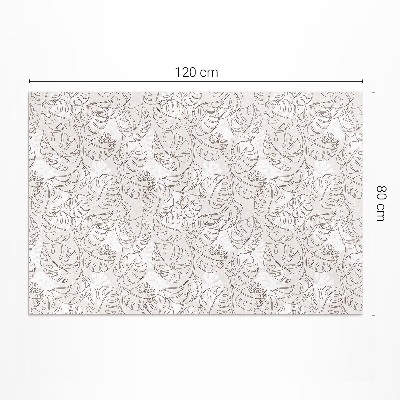 Tuinkleed Minimalistische boho monsterabladeren