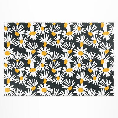 Buiten tapijt Geschilderde madeliefjes, wilde bloemen