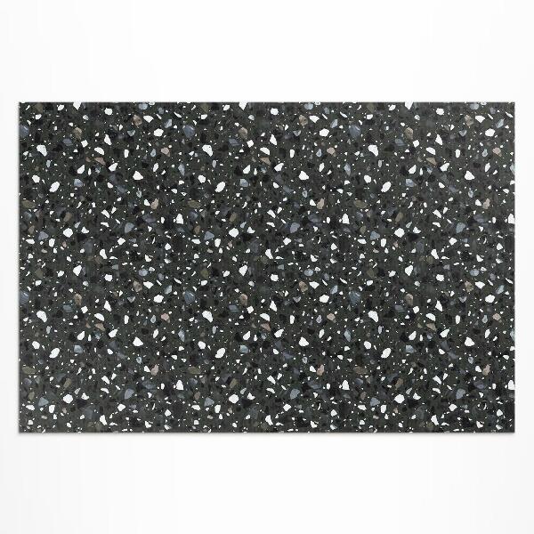 Buiten tapijt Donker decoratief steengoed