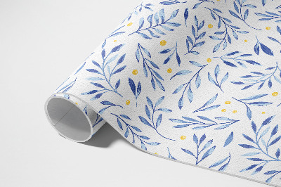 Buitenkleed Aquarel takjes bladeren stippen boho