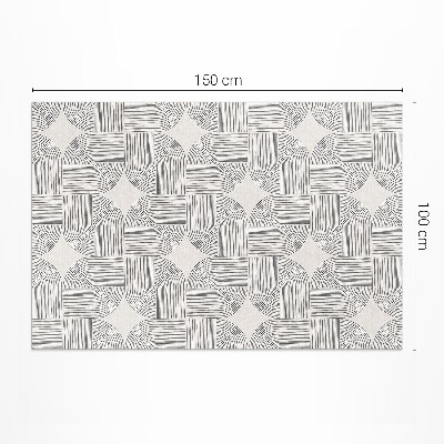 Tuinkleed Lineair vlecht decoratief vintage patroon