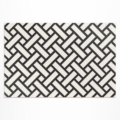 Tuinkleed Eenvoudige illustratie van rieten weefwerk