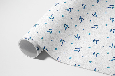 Buitenkleed Kleine blaadjes en stippen aquarel boho