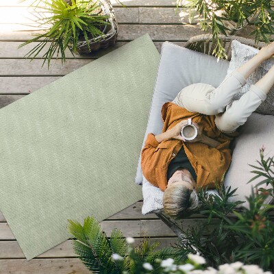 Buiten tapijt Subtiele bladtakjes in boho-stijl