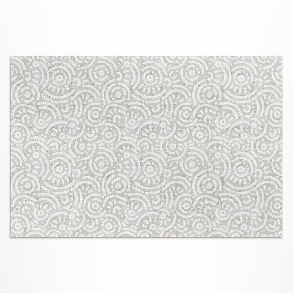 Tuinkleed Abstracte oosterse vormen boho lijnen