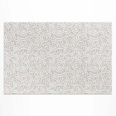 Tuinkleed Abstracte oosterse vormen boho lijnen