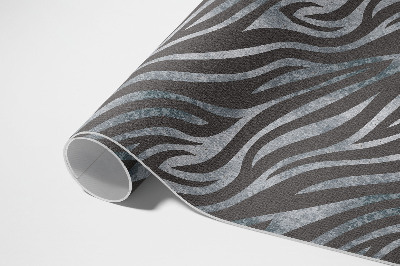 Buitenkleed Zebrapatroon met onregelmatige strepen