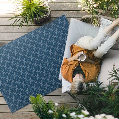 Buiten tapijt Normale ketting met decoratief patroon