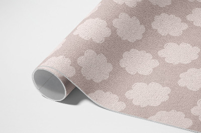 Buiten tapijt Geschilderde wolken in pastelkleuren