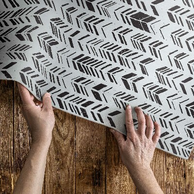 Buiten tapijt Indiaas boho-ontwerp met veren en pijlen