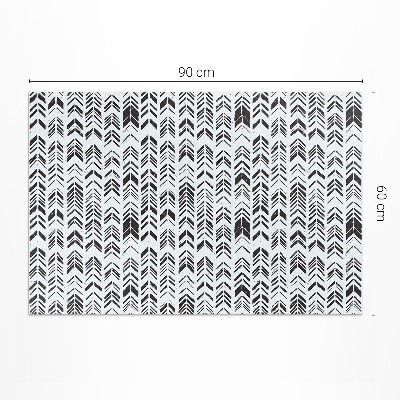 Buiten tapijt Indiaas boho-ontwerp met veren en pijlen