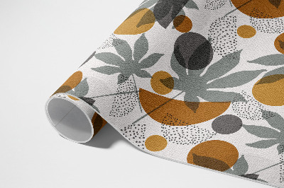 Tuinkleed Boho blad- en vormillustratie