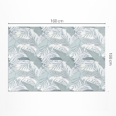 Buiten tapijt Delicate takjes op een lichte achtergrond